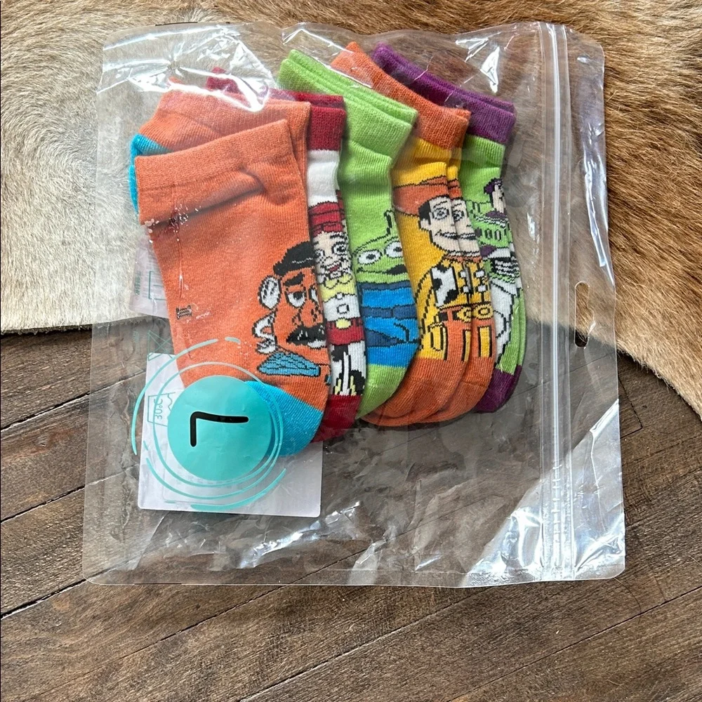 Kids Toy Story Character Socks - Multi-Color - Picture 1 of 2